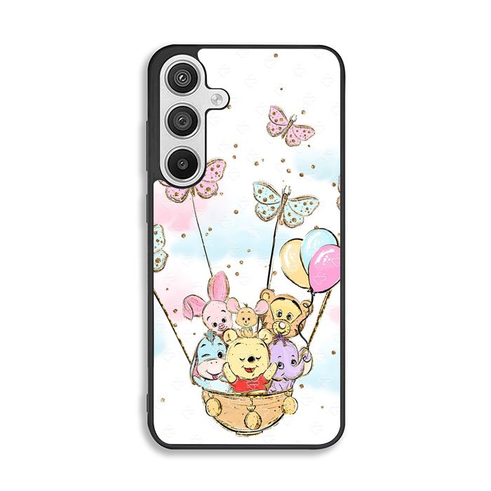 Winnie The Pooh And Butterfly Friends Samsung Galaxy A26 Case FE7383