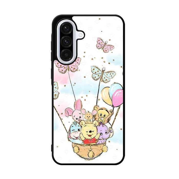 Winnie The Pooh And Butterfly Friends Samsung Galaxy A36 Case FE7383