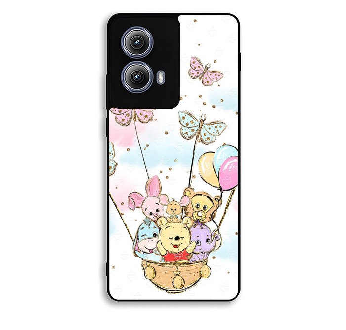 Winnie The Pooh And Butterfly Friends Motorola Moto Edge 2024 Case FE0018
