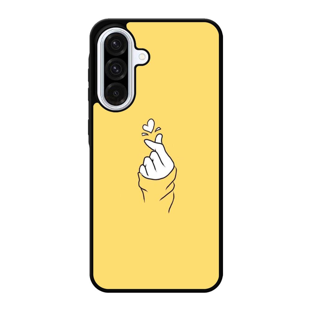 Saranghaeo Hand Love Yellow Samsung Galaxy A56 Case FE2865