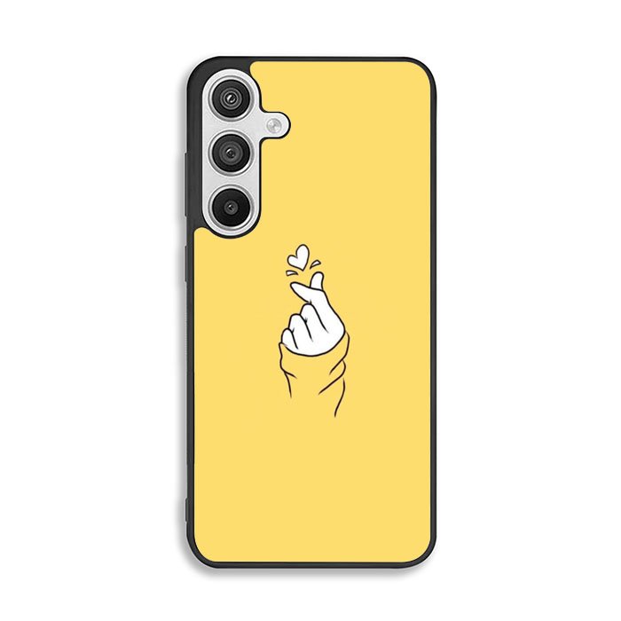 Saranghaeo Hand Love Yellow Samsung Galaxy A26 Case FE2865