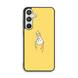 Saranghaeo Hand Love Yellow Samsung Galaxy A26 Case FE2865