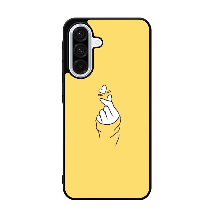 Saranghaeo Hand Love Yellow Samsung Galaxy A36 Case FE8161