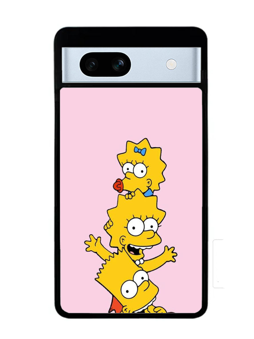 The Simpsons And Family Google Pixel 7A Case