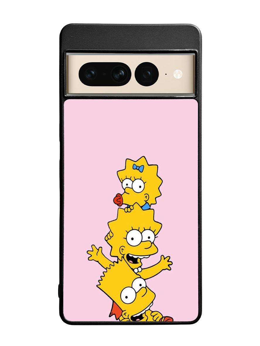 The Simpsons And Family Google Pixel 7 Pro Case