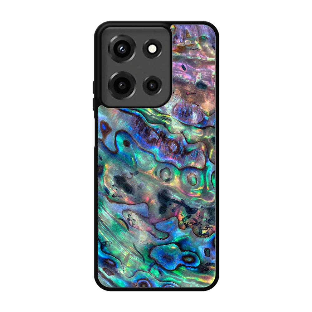 Red And Silver Abalone Motorola Moto G 5G 2025 Case FE6966