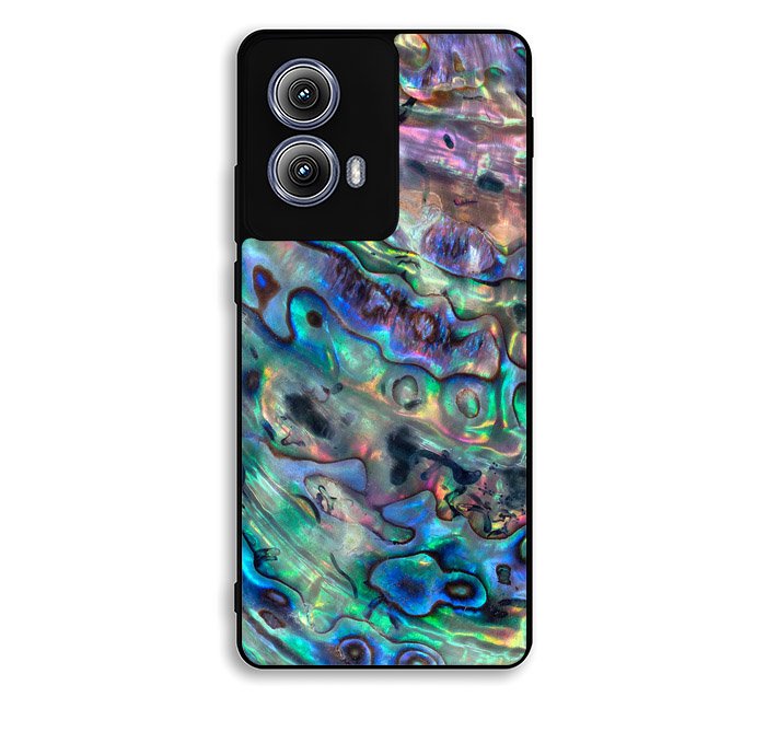 Red And Silver Abalone Motorola Moto Edge 2024 Case FE6966