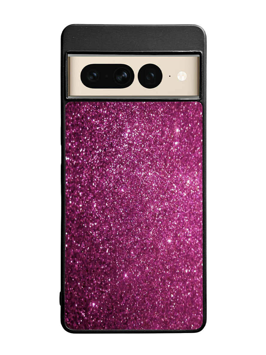 Purple Glitter Google Pixel 7 Pro Case