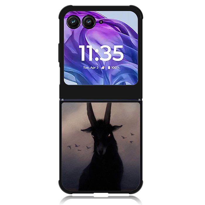 Haunted By Animal Baphomet Motorola Moto Razr 2024 , Moto Razr 50 Case