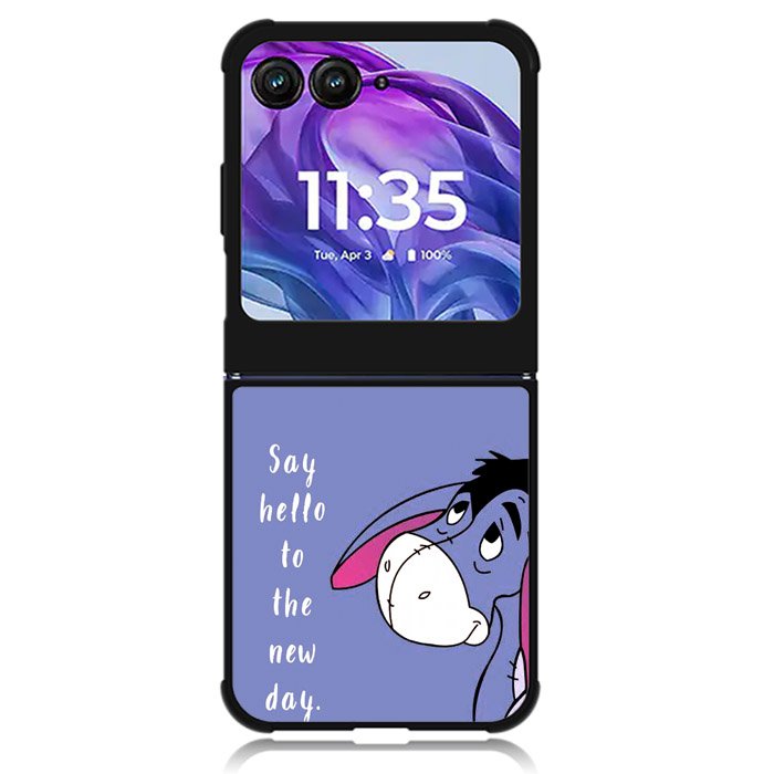 Eeyore Quotes Tommorow Motorola Moto Razr 2024 , Moto Razr 50 Case