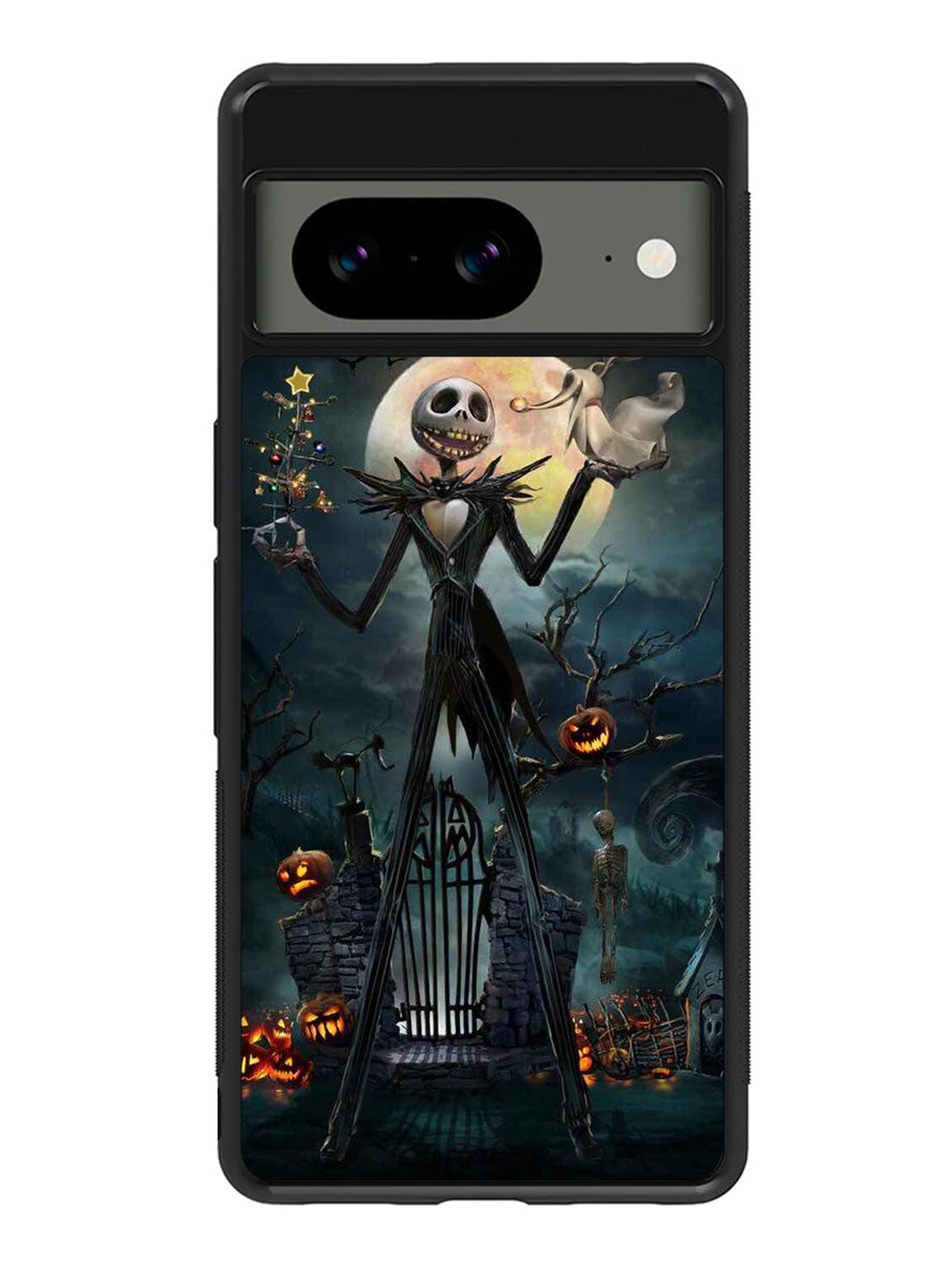 Nightmare Before Christmas Jack Skeleton Google Pixel 8a Case