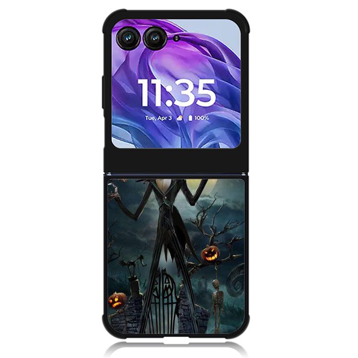 Nightmare Before Christmas Jack Skeleton Motorola Moto Razr 2024 , Moto Razr 50 Case