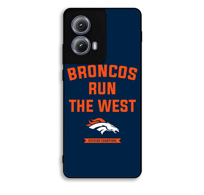 Denver Broncos Run The West Motorola Moto Edge 2024 Case FE6647