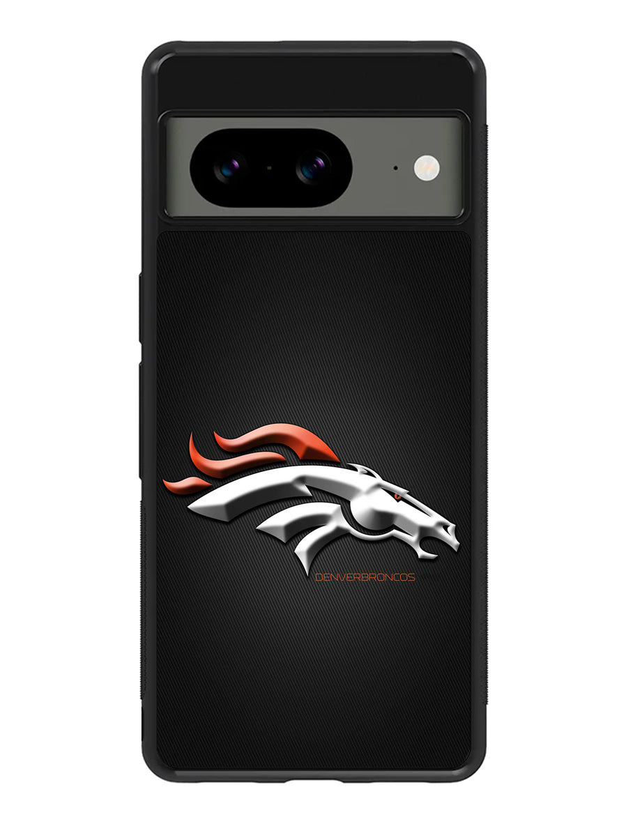 Denver Broncos Grey Background Google Pixel 8a Case