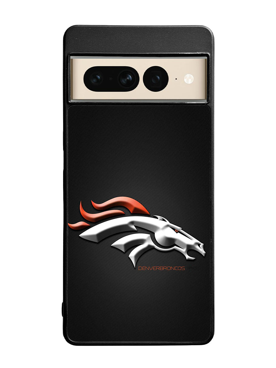 Denver Broncos Grey Background Google Pixel 7 Pro Case