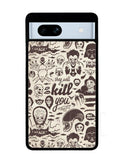Classic Horror Pattern Google Pixel 7A Case