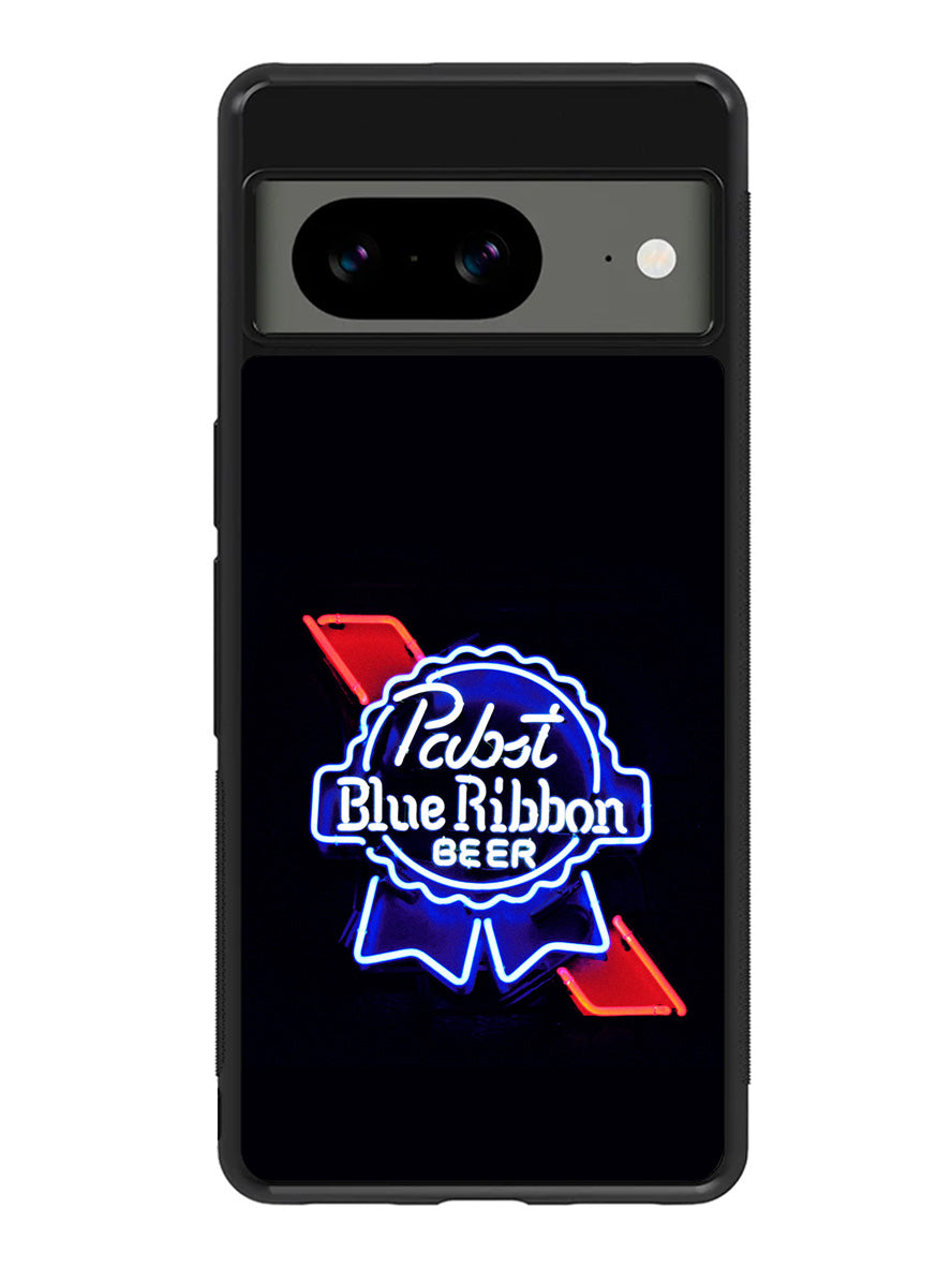 Pabst Blue Ribbon Neon Google Pixel 8a Case