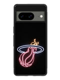 Miami Heat Neon Logo Google Pixel 8a Case