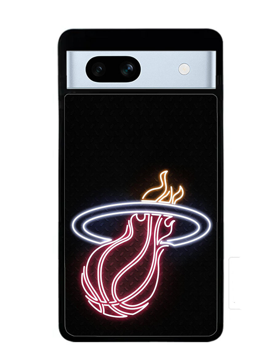 Miami Heat Neon Logo Google Pixel 7A Case
