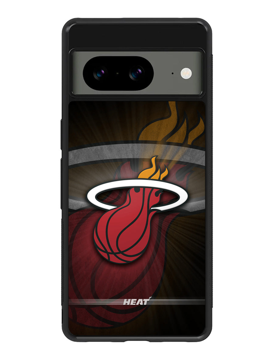Miami Heat NBA Logo Google Pixel 8a Case