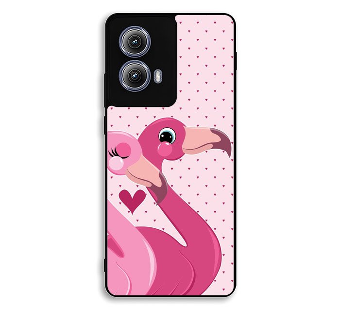Flamingo Couple Motorola Moto Edge 2024 Case FE5986