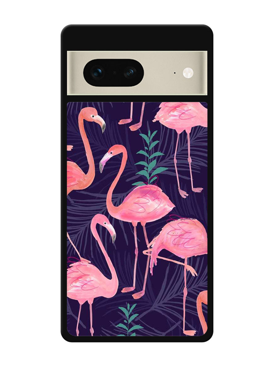 Flamingo Purple Pattern Google Pixel 7 Case