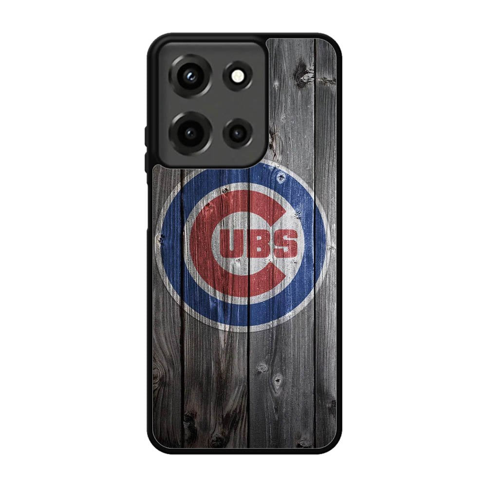 Chicago Cubs Wood Logo Motorola Moto G 5G 2025 Case FE1428
