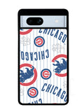 Chicago Cubs Baseball Doodle Google Pixel 7A Case