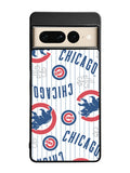 Chicago Cubs Baseball Doodle Google Pixel 7 Pro Case