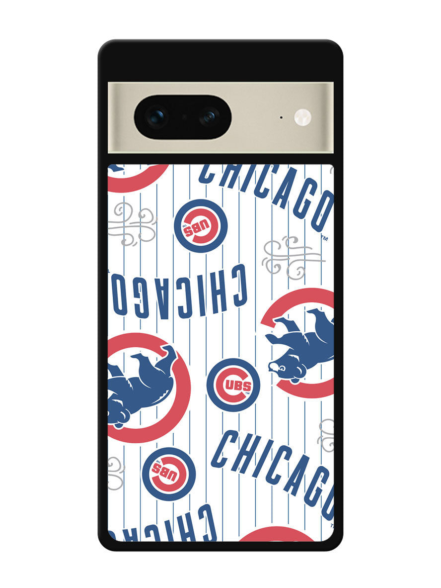 Chicago Cubs Baseball Doodle Google Pixel 7 Case