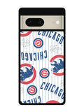 Chicago Cubs Baseball Doodle Google Pixel 7 Case