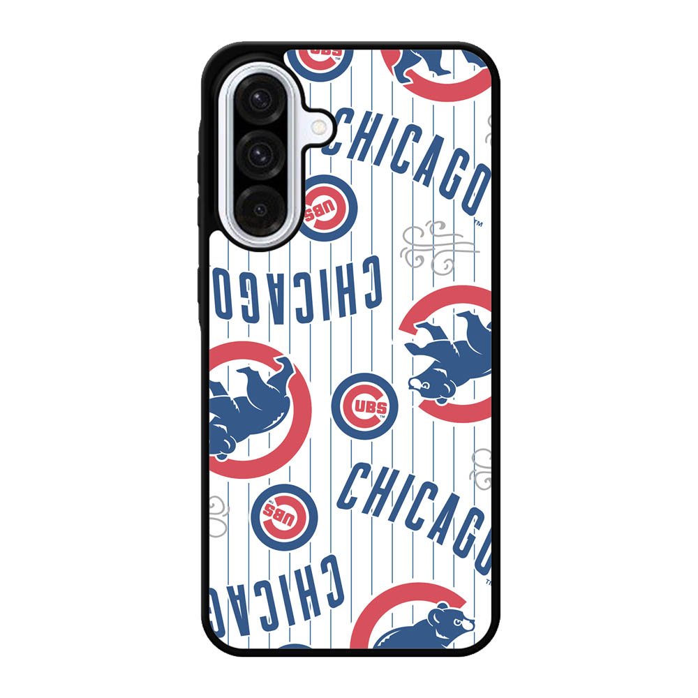 Chicago Cubs Baseball Doodle Samsung Galaxy A56 Case FE5625