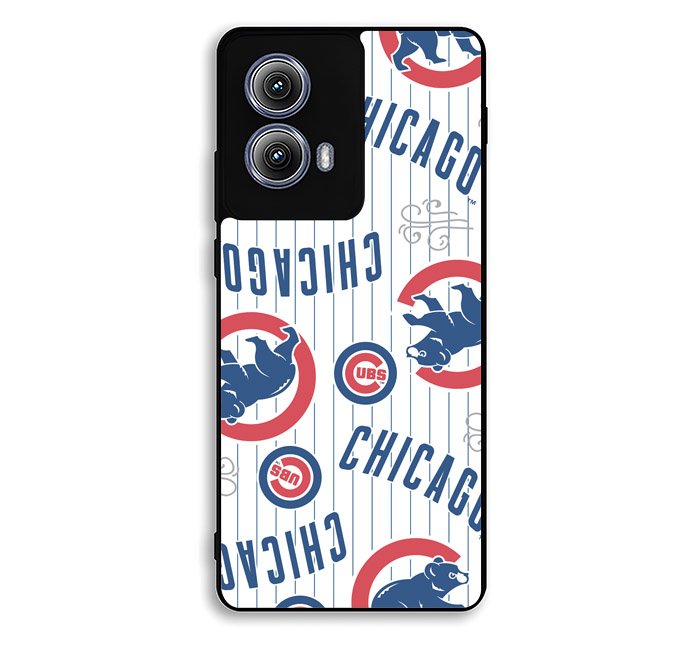 Chicago Cubs Baseball Doodle Motorola Moto Edge 2024 Case FE2262