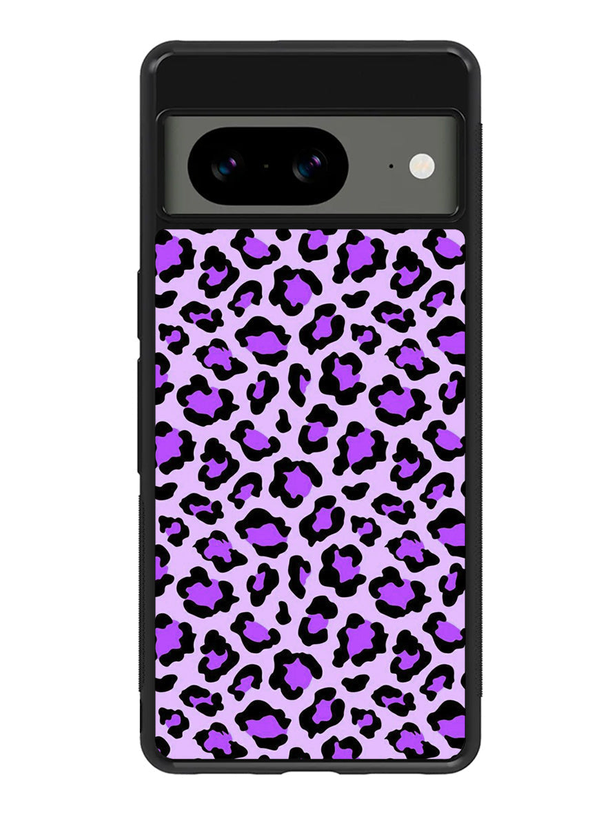 Leopard Purple Pattern Google Pixel 8a Case