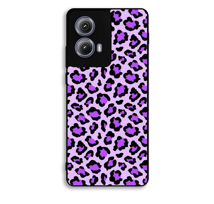 Leopard Purple Pattern Motorola Moto Edge 2024 Case FE5356
