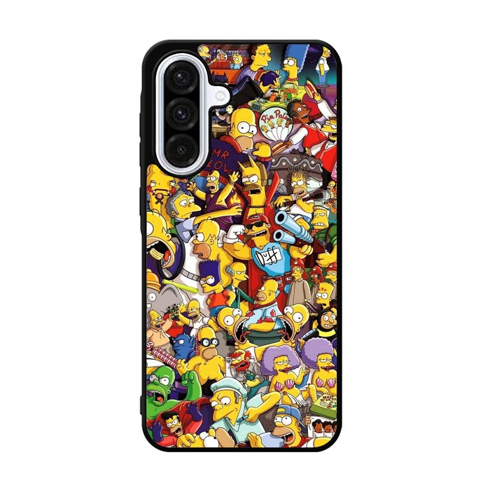 The Simpsons All Characters Samsung Galaxy A36 Case FE3947