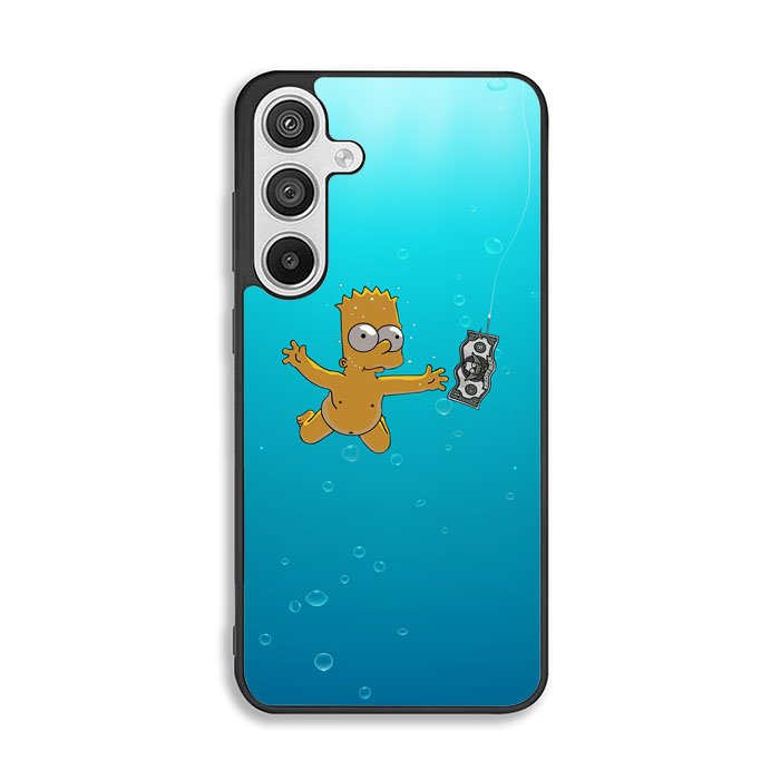 Bart Simpsons Nevermind Nirvana Samsung Galaxy A26 Case FE0357