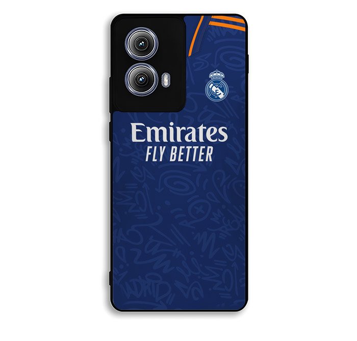 Real Madrid 2021-2022 Away Jersey Motorola Moto Edge 2024 Case FE4059