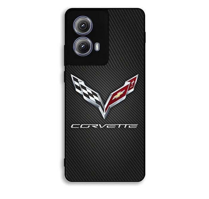Corvette Logo Carbon 2nd Motorola Moto Edge 2024 Case FE3440