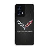 Corvette Logo Carbon 2nd Motorola Moto G Power 5G 2024 Case FE0417