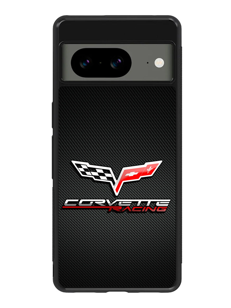 Corvette Racing Carbon Logo Google Pixel 8a Case