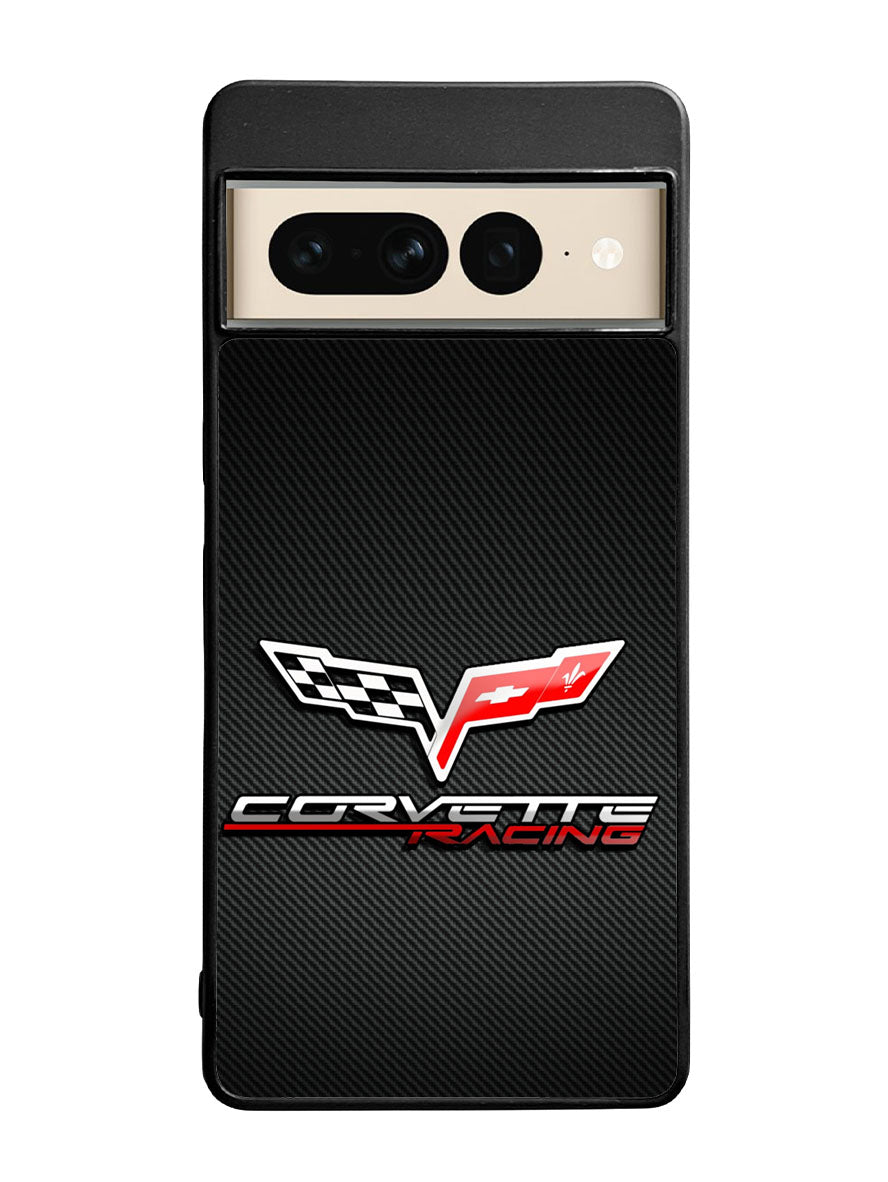 Corvette Racing Carbon Logo Google Pixel 7 Pro Case
