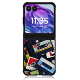 Cassete Retro Tape Motorola Moto Razr 2024 , Moto Razr 50 Case
