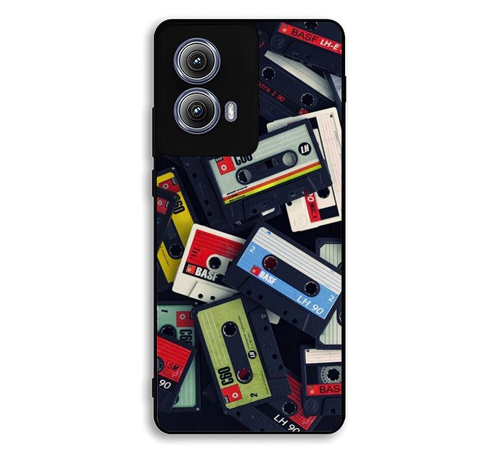 Cassete Retro Tape Motorola Moto Edge 2024 Case FE5288