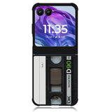 Retro Cassette Tape D90 Motorola Moto Razr 2024 , Moto Razr 50 Case