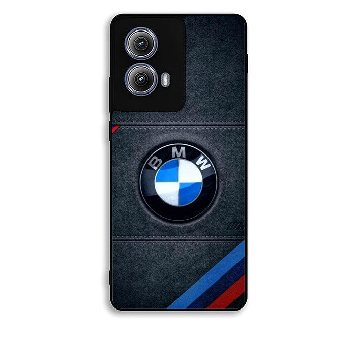 Bmw Logo Leather Motorola Moto Edge 2024 Case FE7243