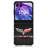 Corvette Racing Logo Motorola Moto Razr 2024 , Moto Razr 50 Case