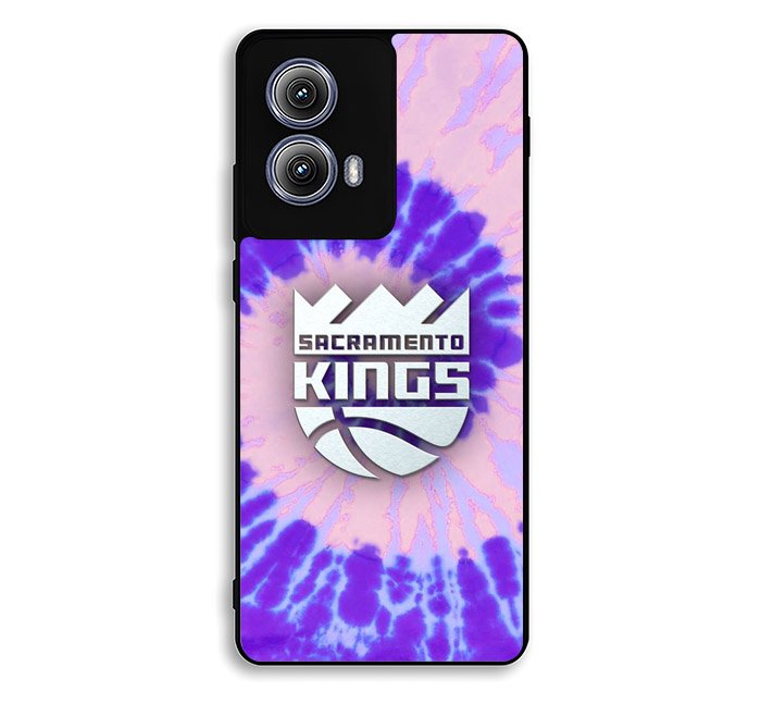 Sacramento Kings Tie Dye Style Logo Motorola Moto Edge 2024 Case FE0773