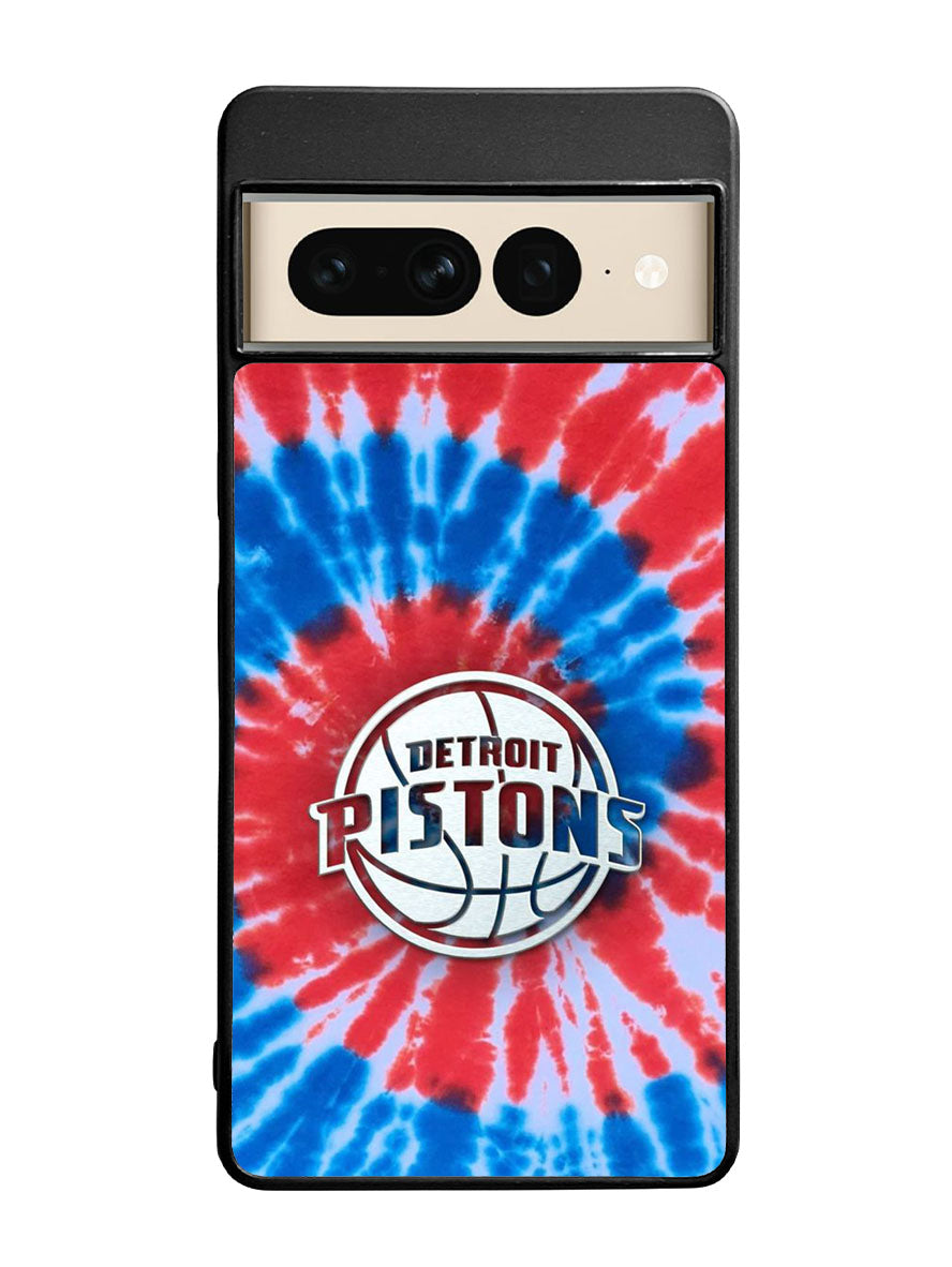Detroit Pistons Tie Dye Style Logo Google Pixel 7 Pro Case