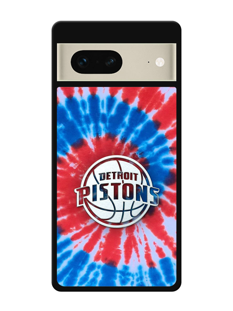 Detroit Pistons Tie Dye Style Logo Google Pixel 7 Case